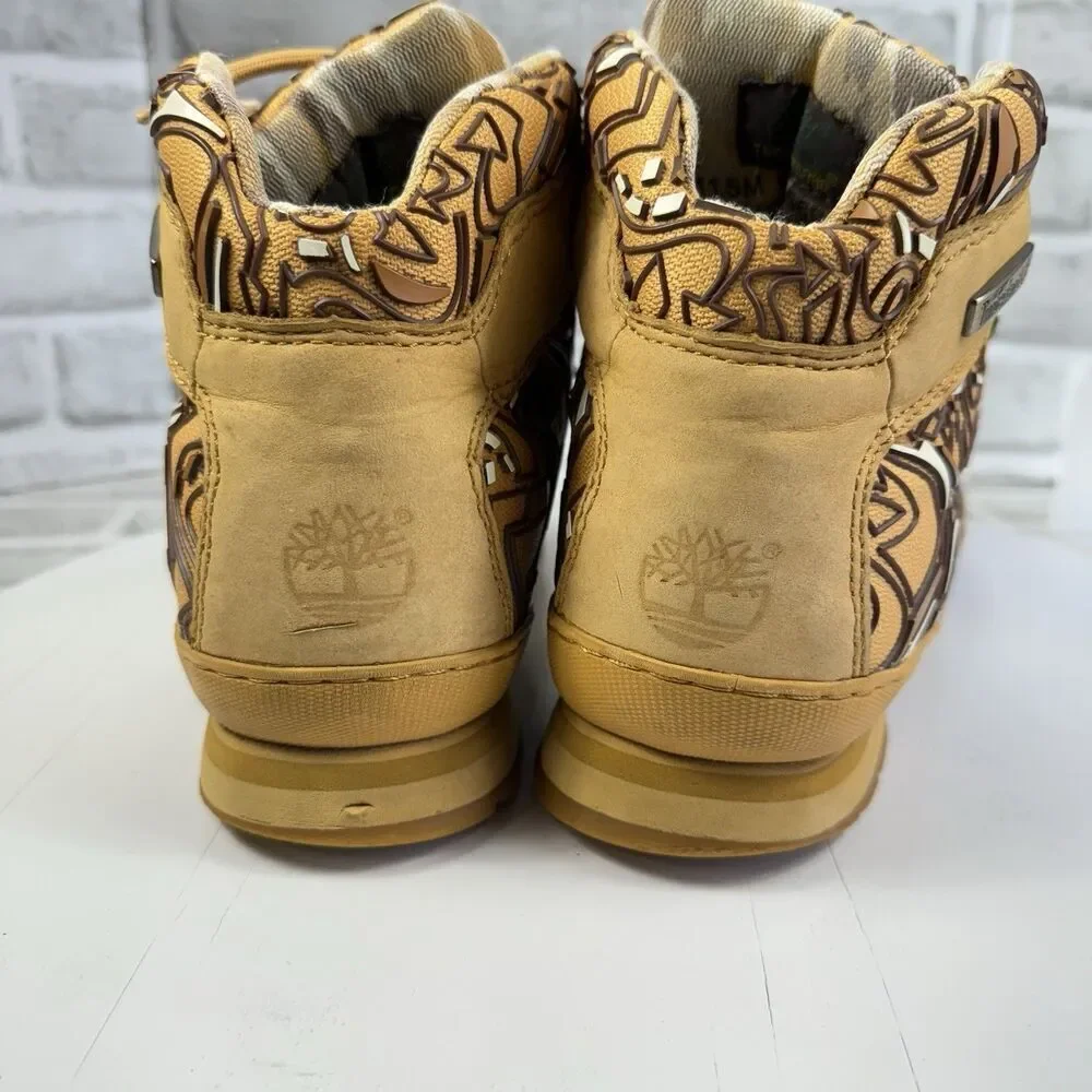 Timberland Ventech III Graffiti Graphic Field Boots Wheat 11.5- Limited Edition